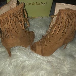 New peep toe bootie